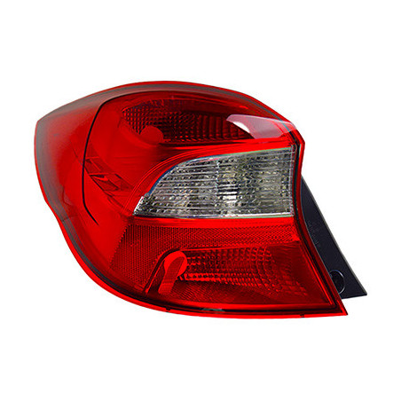 Feu arrière gauche sans partie électrique 18  fumé