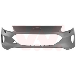 Pare-choc avant en primer -23  2 trous pour parkcontrol avec trous pour gicleur lave-phares pas st-linevignale