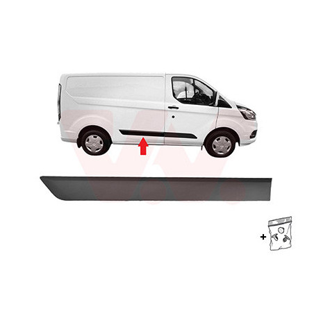 Moul.inférieuraile arrière droite gris