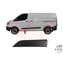 Moulure porte avant gauche noir partie avant