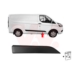 Moulure porte avant droite noir