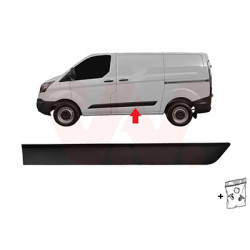 Moulure aile arrière gauche inférieure noir