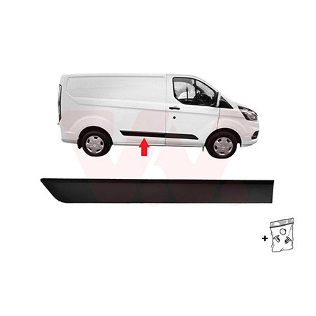 Moul.inférieuraile arrière droite noir