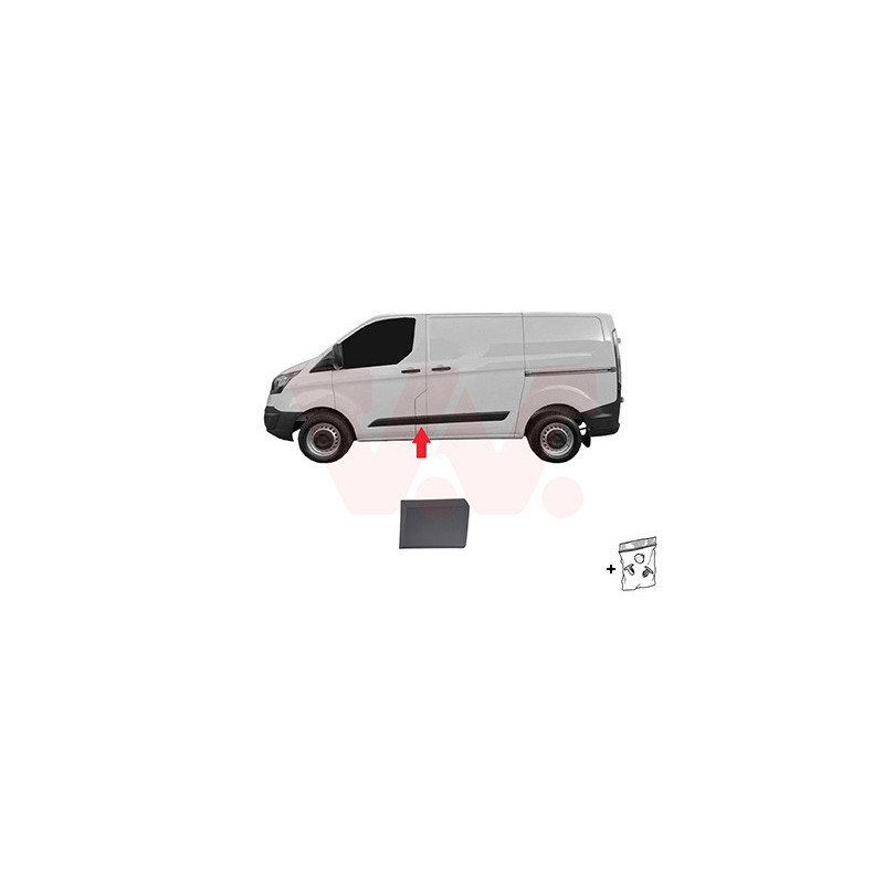 Moulure porte avant gauche gris partie arrière