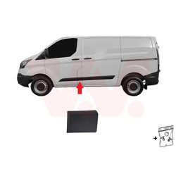 Moulure porte avant gauche noir partie arrière