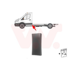 Moulure gauche -19 pickup - chassis-cabine coin arrière gauche de la cabine gris