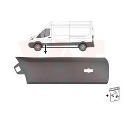 Moulure porte avant gauche -19 gris  trou pour lampe