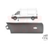 Moulure porte avant gauche -19 gris  trou pour lampe