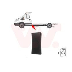 Moulure gauche 19  pickup - chassis-cabine coin arrière gauche de la cabine noir