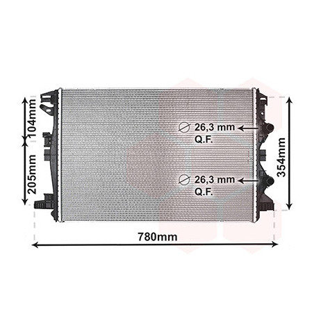 Radiateur basse temperature, intercooler