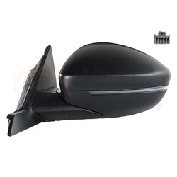 Rétroviseur électrique complet gauche 6pin noir chauffant