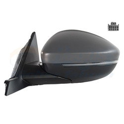 Rétroviseur électrique complet gauche 6pin primer chauffant