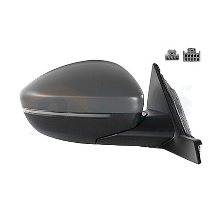 Rétroviseur électrique complet droit 8pin primer chauffant avec sonde de température