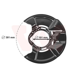 Protection disque frein avdroit ou gauche