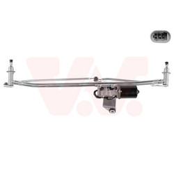 Tringlerie essuie glace avec moteur avec tiges d entrainement