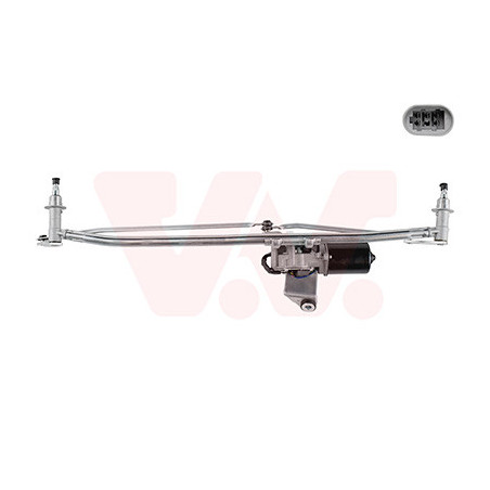 Tringlerie essuie glace avec moteur avec tiges d entrainement