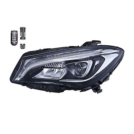 Phare double avant gauche 16  led zkw pour véhicules sans feux-phares de virages