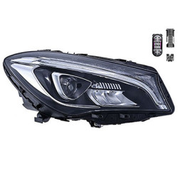 Phare double avant droit 16  led zkw pour véhicules sans feux-phares de virages