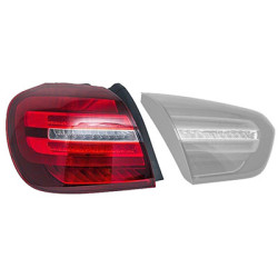 Feu arrière gauche 17  led partie extérieure