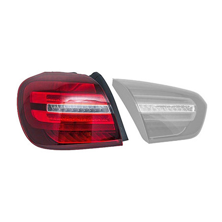 Feu arrière gauche 17  led partie extérieure