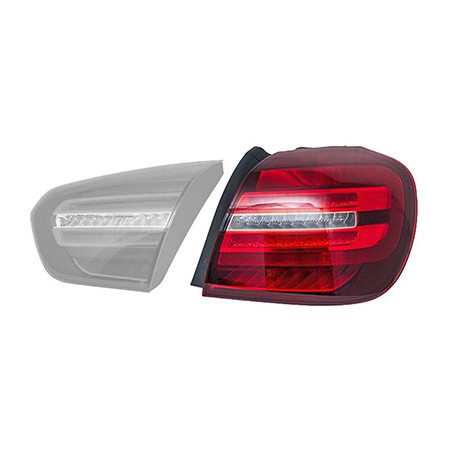 Feu arrière droit 17  led partie extérieure