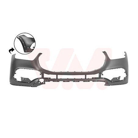 Pare-choc avant en primer -23 avec trous pour parkassist pas amg pack