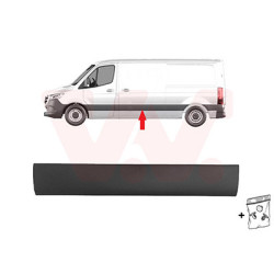 Moulure gauche latéral partie centrale empattement court