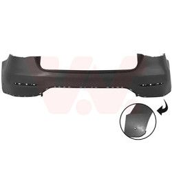 Pare-choc arrière en primer 19  coupe c253  parkassist