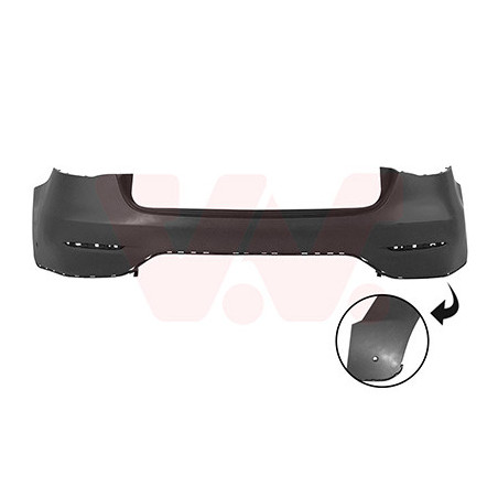 Pare-choc arrière en primer 19  coupe c253  parkassist