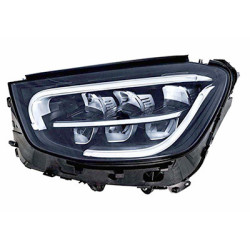 Phare double avant gauche 19  led pour véhicule sans système d éclairage avant adaptatif