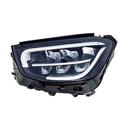 Phare double avant gauche 19  led pour véhicule sans système d éclairage avant adaptatif