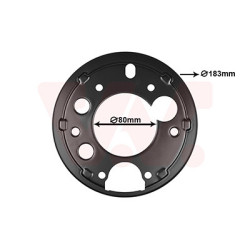 Protection disque frein arrière droit