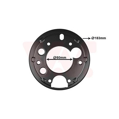 Protection disque frein arrière droit