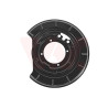 Protection disque frein arrière gauche