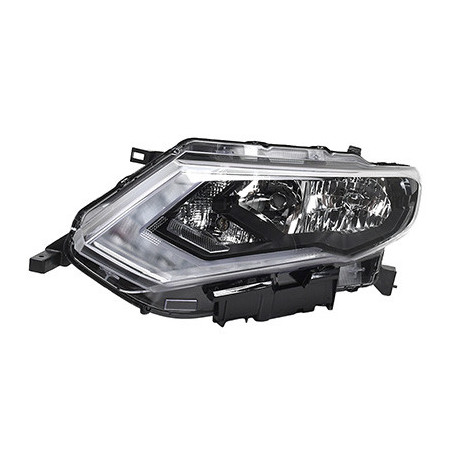 Phare double avant gauche 17  h9 h11 led  réglage électrique moteur inclus