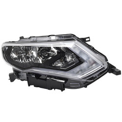 Phare double avant droit 17  h9 h11 led  réglage électrique moteur inclus