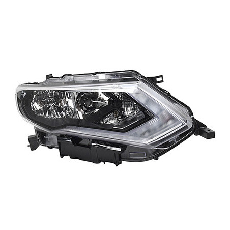 Phare double avant droit 17  h9 h11 led  réglage électrique moteur inclus