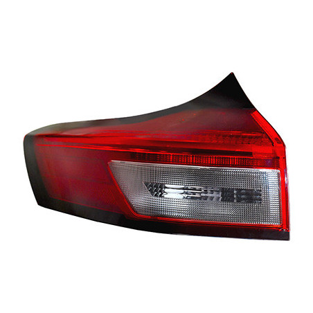 Feu arrière gauche sans partie électrique partie extérieure