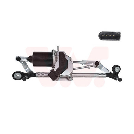 Tringlerie essuie glace avec moteur avec tiges d entrainement