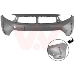 Pare-choc avant en primer 24   4 trous pour parkcontrol