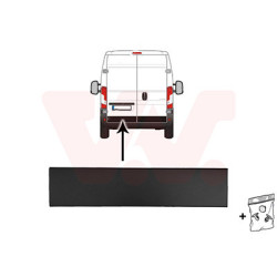 Moulure inférieure porte arrière gauche noir