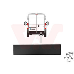 Moulure inférieure porte arrière droite noir