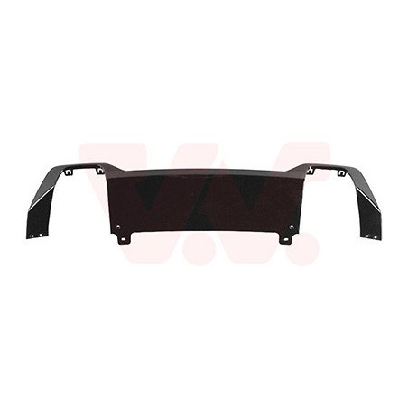 Spoiler inférieur avec découpe pour double échappement