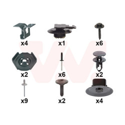 Kit montage pare-choc arrière