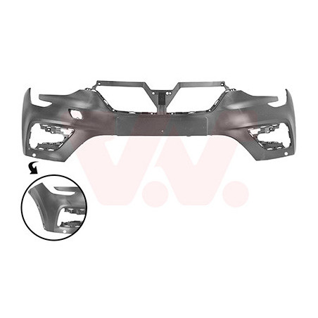 Pare-choc avant  2 trous pour parkcontrol