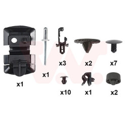 Kit montage capot avant