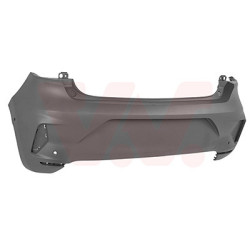 Pare-choc arrière en primer 23   4 trous pour parkassist