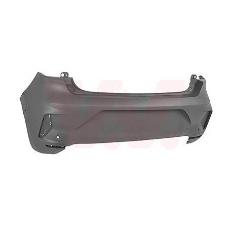 Pare-choc arrière en primer 23   4 trous pour parkassist