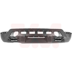 Spoiler inférieur noir avec trous pour moulure