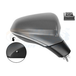 Rétroviseur électrique complet droit 13pin chauffant primer rabattable électriquement avec mémoire avec éclairage inférieu